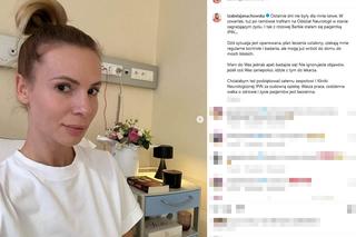  Izabela Janachowska ze szpitala prosto do pracy
