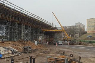 Estakada Olsztyn - postęp prac