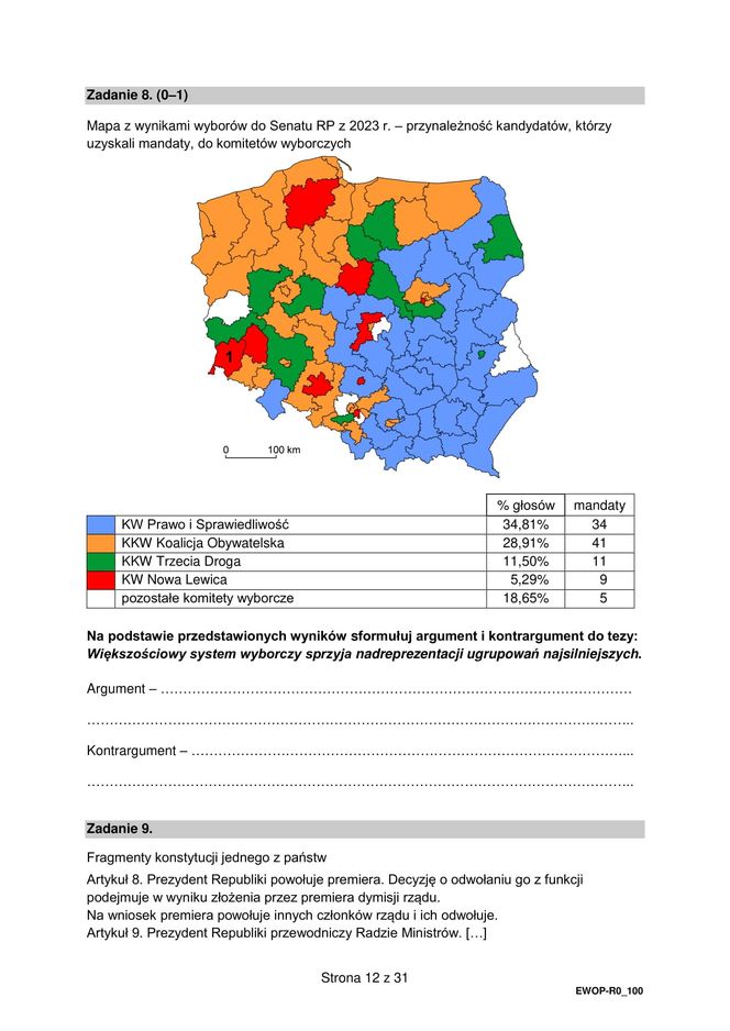Matura 2025: WOS poziom rozszerzony 13.05.2025. ARKUSZE CKE [Formuła 2015]	
