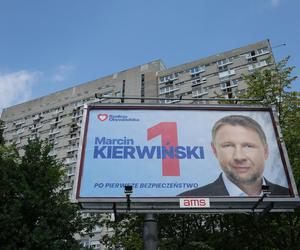 Plakaty wyborcze przed wyborami do Parlamentu Europejskiego 2024