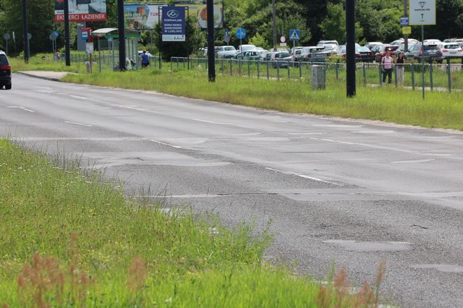 Tak wygląda al. Unii Lubelskiej w Lublinie przed przebudową (pierwsza połowa czerwca 2025)