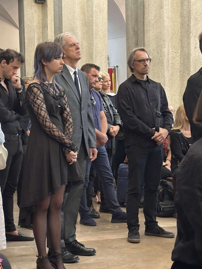 Szymon Hołownia na pogrzebie Stanisława Sojki