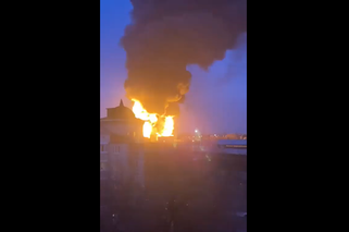 Ukraina bierze odwet na Rosji? Ogromny pożar, dym i ogień widać z daleka! 