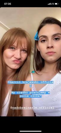 Na dobre i na złe. Wiktoria (Katarzyna Dąbrowska), Blanka (Pola Gonciarz)