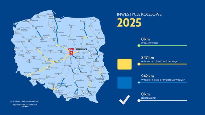  Harmonogram rozbudowy infrastruktury kolejowej na lata 2020-2034