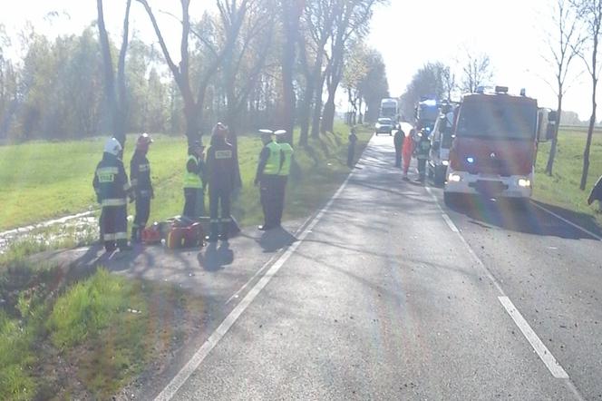 Wypadek na trasie Bielsk Podlaski - Brańsk. Zderzyły się dwa samochody osobowe