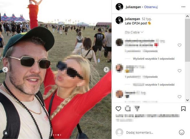 Wojciech Łozo Łozowski zabrał dziewczynę na premierę "Vinci2"