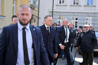 Andrzej Duda na pogrzebie Barbary Skrzypek