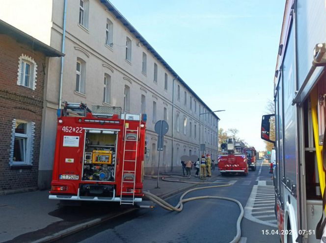  Inowrocław. Śmiertelny pożar przy ul. Toruńskiej. 7 innych osób ewakuowali strażacy [ZDJĘCIA].