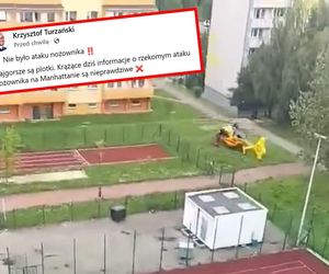 Dramat w Piekarach Śląskich. Na osiedlu lądował LPR