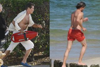 Olivier Janiak jak David Hasselhoff na plaży nad Bałtykiem
