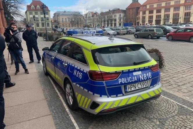 Radiowóz słupskiej policji 