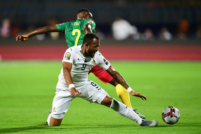 Jordan Ayew zdobył jedną z dwóch bramek w meczu Ghany z Beninem.