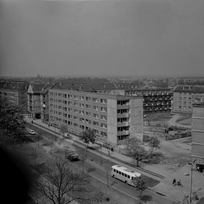Ulica Paprocańska i osiedle E, ok. 1966