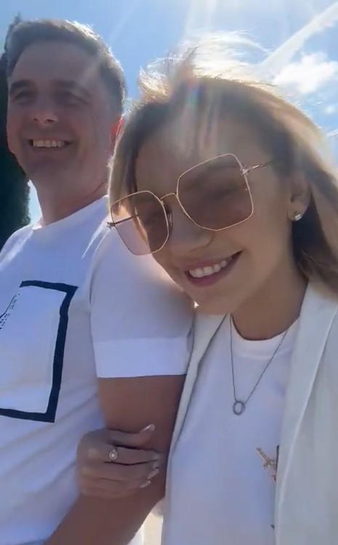 Sonia Szklanowska z tatą