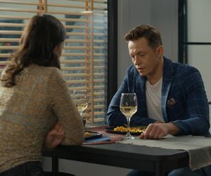 Barwy szczęścia, odcinek 3164. Błażej (Piotr Ligienza), Weronika (Maria Świłpa)