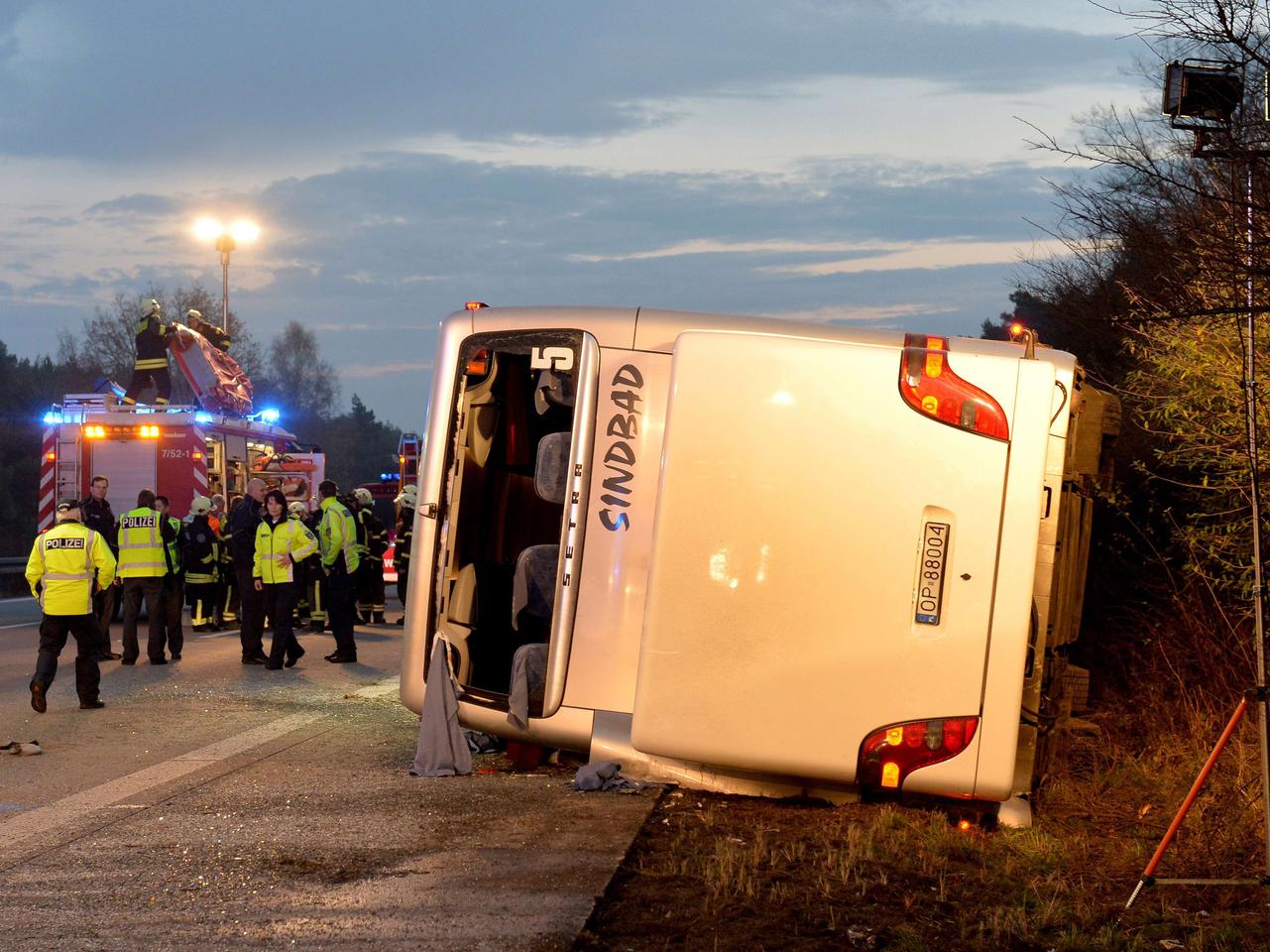 Wypadek polskiego autokaru w Niemczech