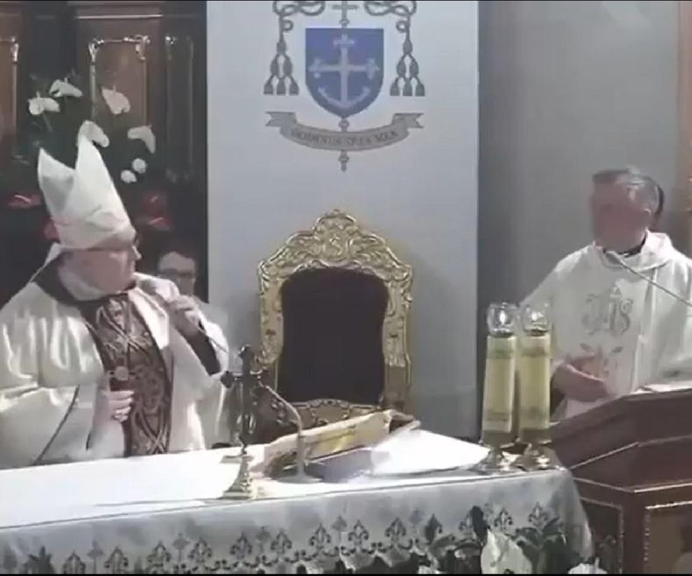Mocny żart biskupa z Krakowa. Tak zwrócił się do proboszcza po wejściu na ambonę