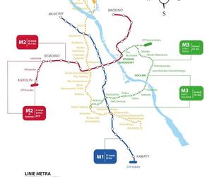 Plan rozbudowy metra warszawskiego