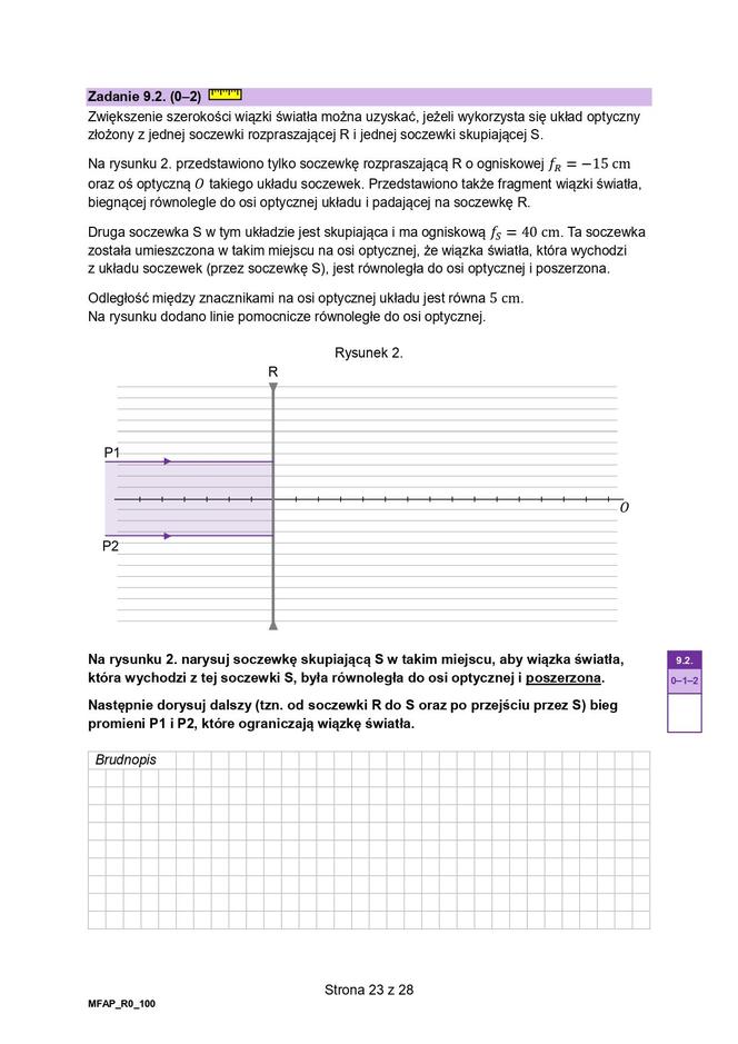 Matura 2024 fizyka rozszerzona formuła 2023 