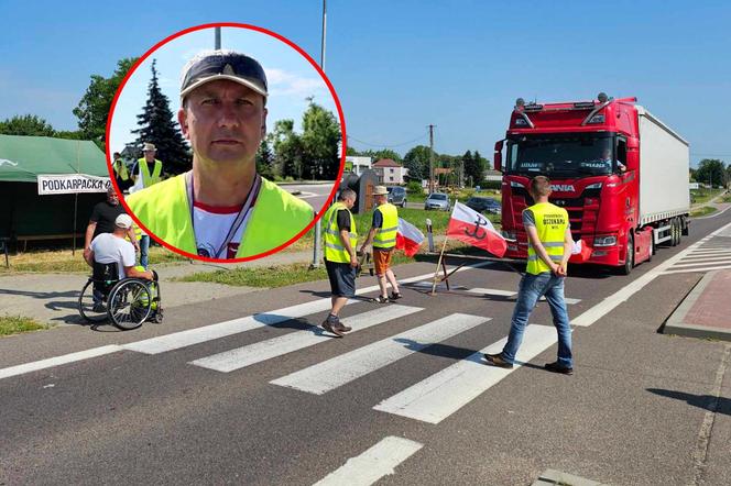 Protest mieszkańców Duńkowiczek