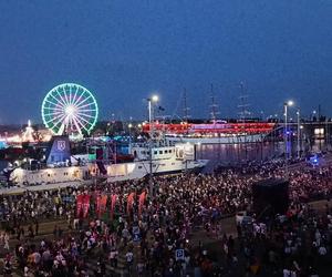 Nocne oblicze finału The Tall Ships Races 2024 w Szczecinie