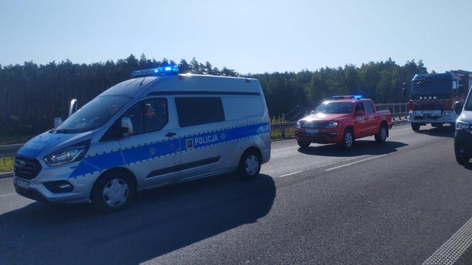 Wypadek na S5 koło Leszna. Jedna osoba poszkodowana