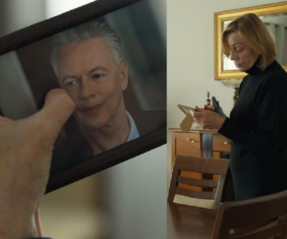 Barwy szczęścia, odcinek 3184. Zdjęcie Henryka (Zbigniew Suszyński), Wanda (Maja Barełkowska)