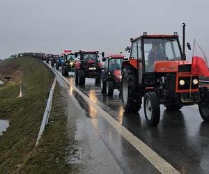 Protest rolników z Podkarpacia w Przeworsku