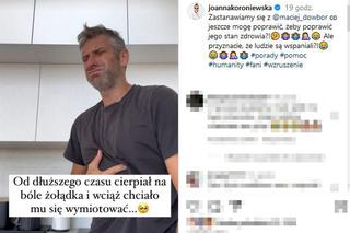 Maciej Dowbor chciał wymiotować, Joanna Koroniewska zrobiła przedstawienie!  Lekarze byli bezsilni