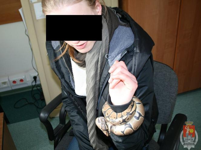 19-latka z wężem w dekolcie 
