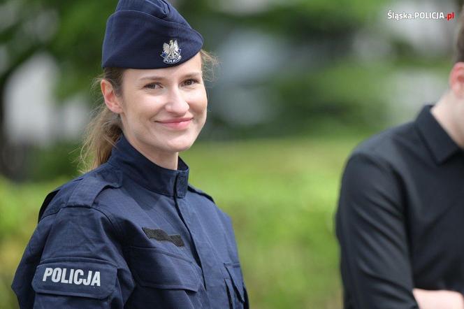 Uroczyste ślubowanie 69 nowych policjantów  w Oddziale Prewencji Policji w Katowicach