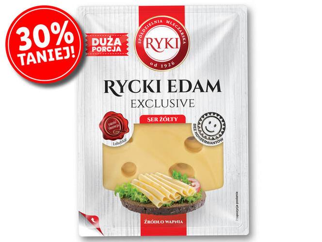 Sery z twojego regionu! Ser Edam Rycki w plastrach XXL (Ryki, 6,99 zł 400 g/ 
