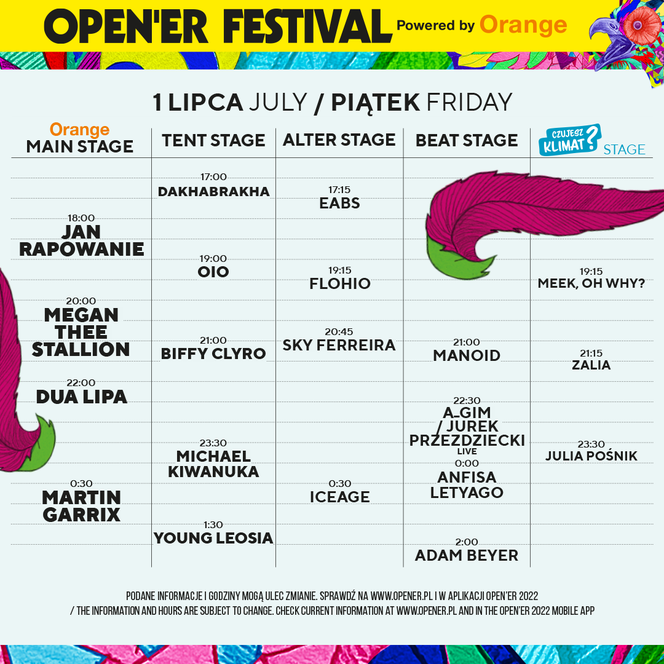 Open'er Festival 2022 - dzień 3