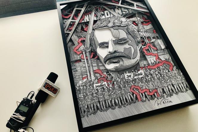 Prace nad przestrzennym portretem Lecha Wałęsy trwały ponad miesiąc.  