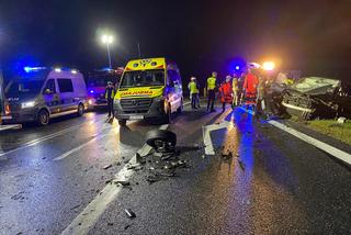 Wypadek na DK 10 w Przyłubiu pod Bydgoszczą! Rannych 7 osób, w tym dzieci [ZDJĘCIA]