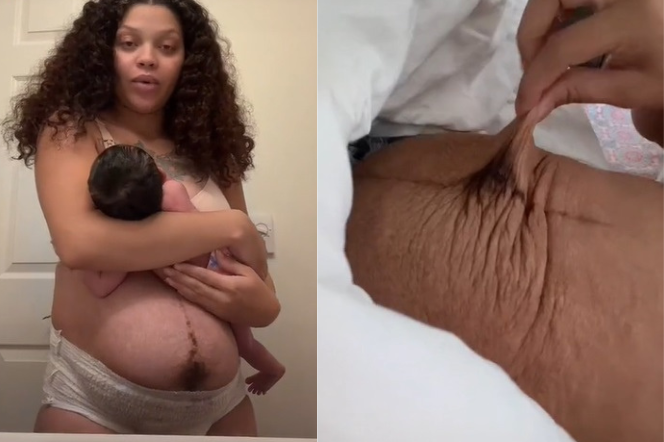 Danisha Lesteavel pokazała, jak wygląda ciało po porodzie