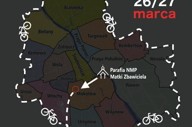Pokonają 150 kilometrów wokół Warszawy
