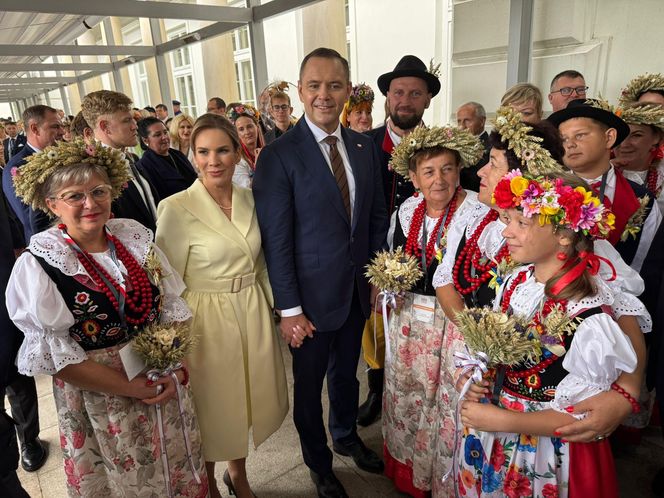 Koło Gospodyń Wiejskich w Puszynie na Dożynkach Prezydenckich w Warszawie