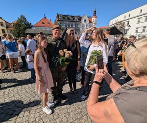 Przysięga żołnierzy WOT w Tarnowskich Górach