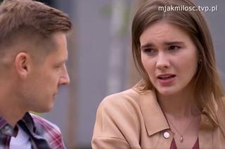 M jak miłość odc. 1682. Franka (Dominika Kachlik), Paweł (Rafał Mroczek)