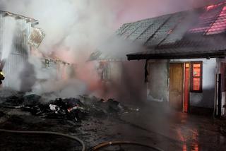 Pożar pustostanu w Krakowie