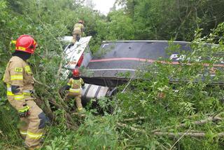 Wypadek w Prostkach. Kierowca ciężarówki miał blisko 3 promile alkoholu! [ZDJĘCIA]