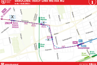 Druga linia metra z krószą trasą