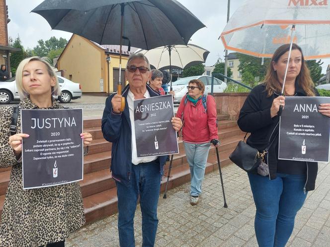 Protest pod hasłem "Ani jednej więcej" Starachowice 14.06.2023