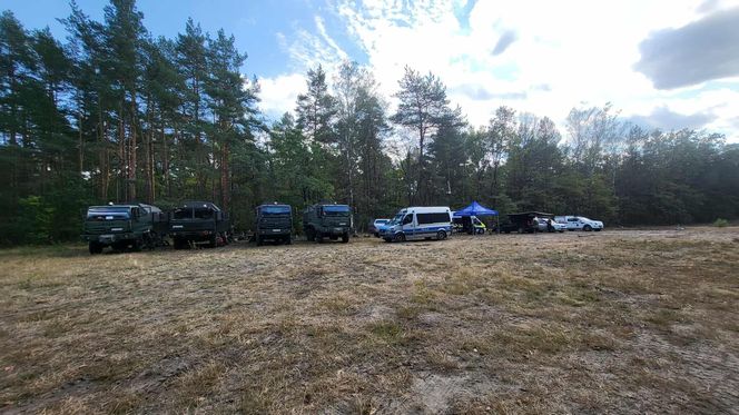 Akcja wojska i policji w Warszawie. Szukają szczątków rosyjskiego drona?