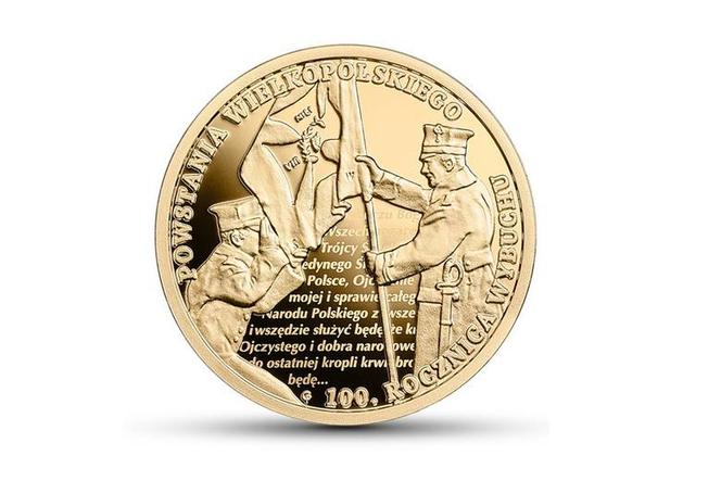 Monety z okazji rocznicy Powstanie Wielkopolskiego