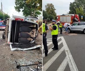 Wypadek w Lubrańcu. Wiele osób rannych po zderzeniu busa i osobówki [ZDJĘCIA]