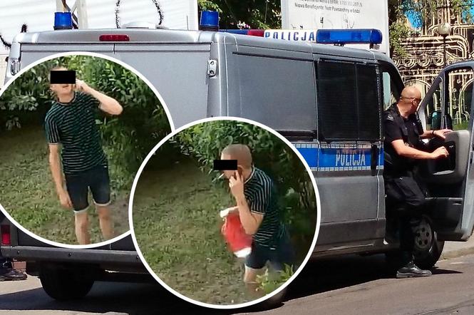 Pabianice. Oszust zatrzymany dzięki monitoringowi w bloku. Pomagali też internauci
