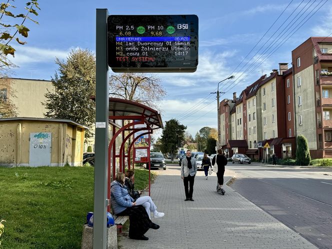 Nowoczesne tablice informacji pasażerskiej w Mińsku Mazowieckim